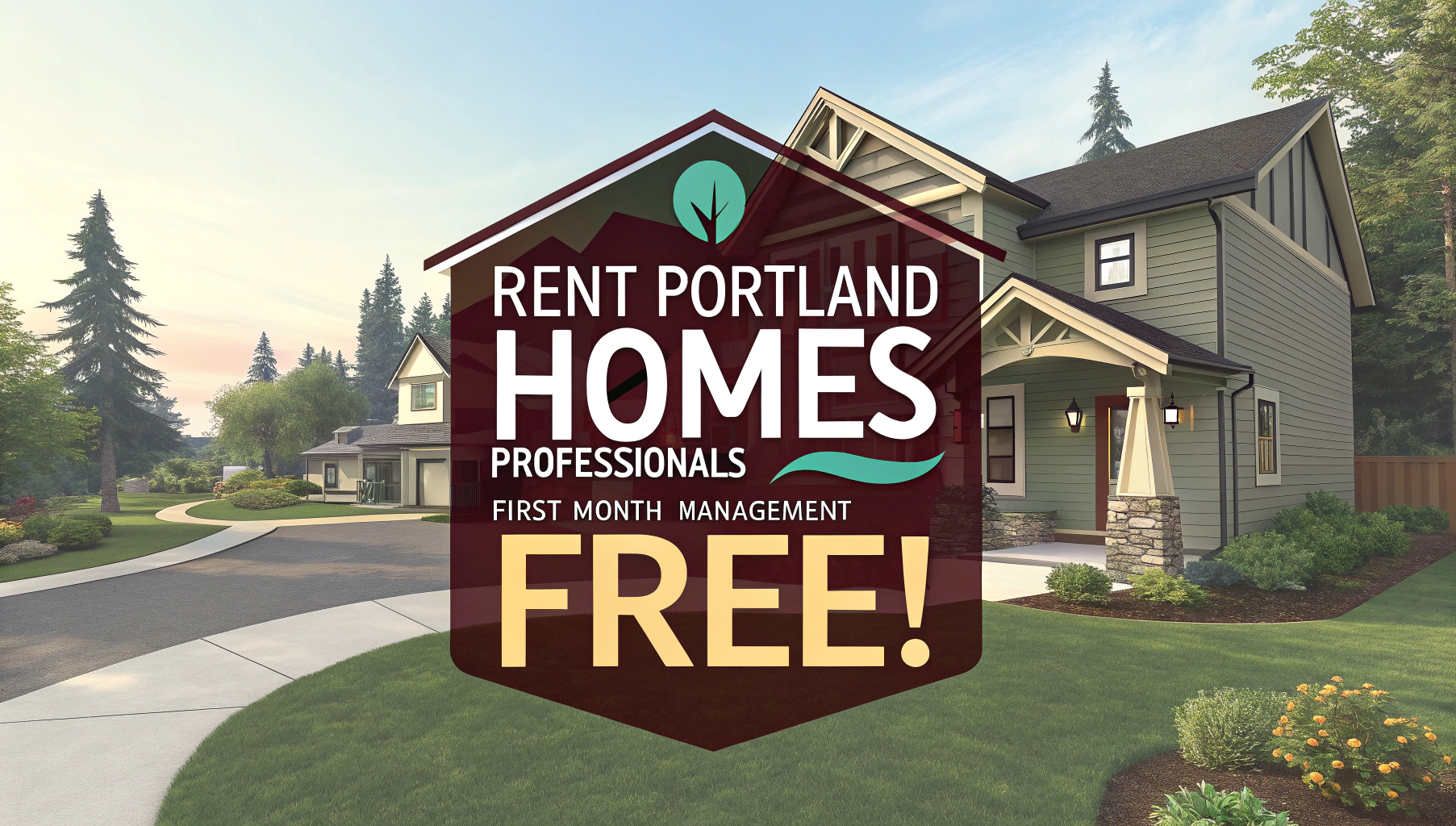 Rent Portland Homes Professionals - First Month Management Free