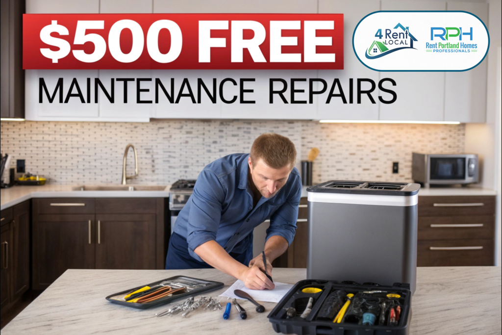 $500 FREE MAINTENANCE/REPAIRS